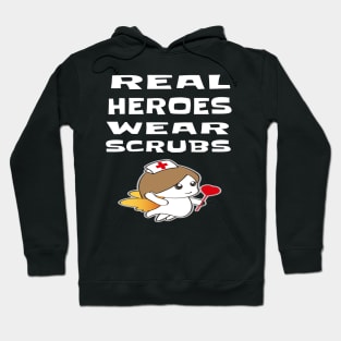 REAL HEROES WEAR SCRUBS Hoodie